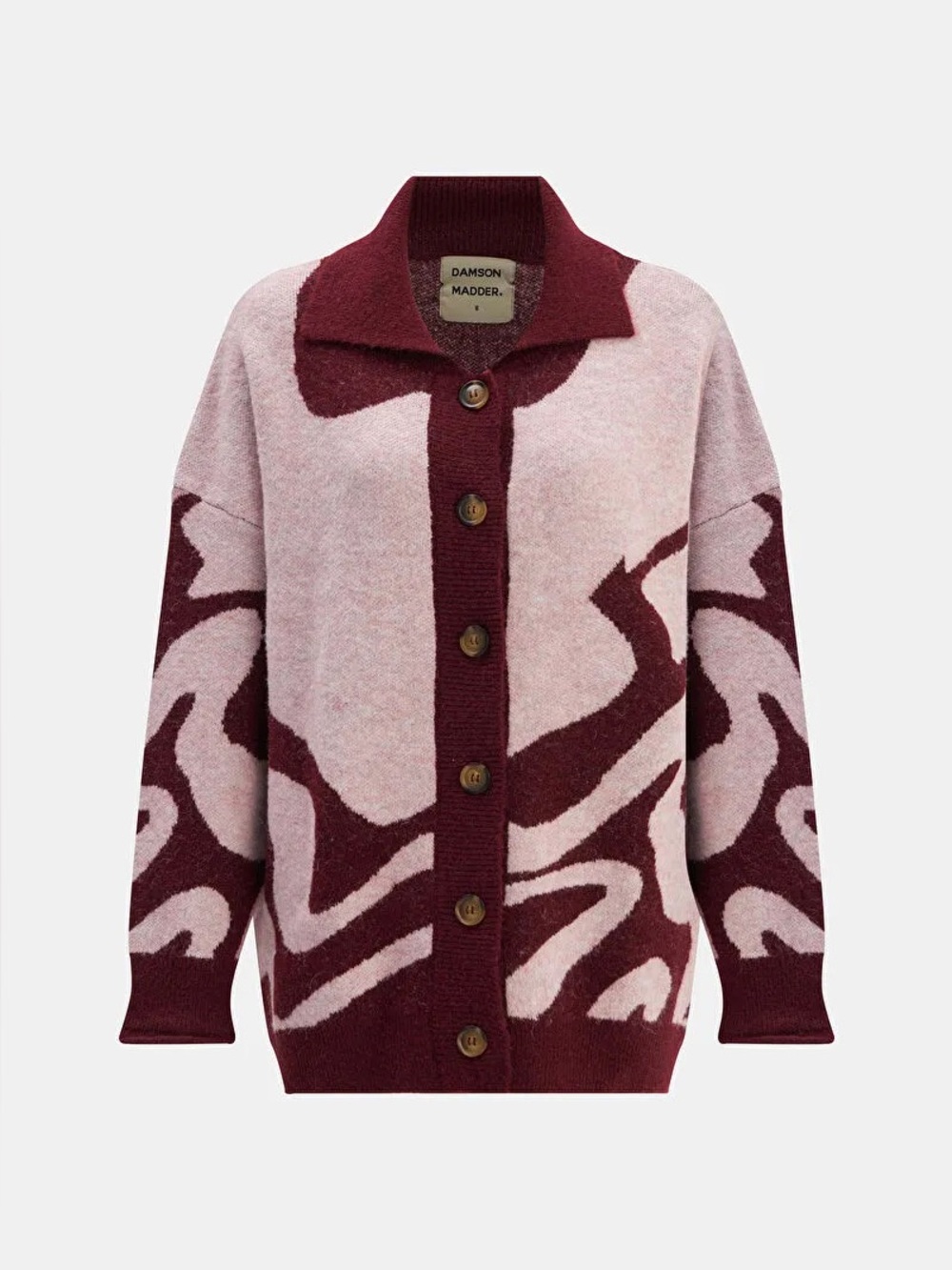 Damson Madder Cardigan Pullover Sweater Button Down